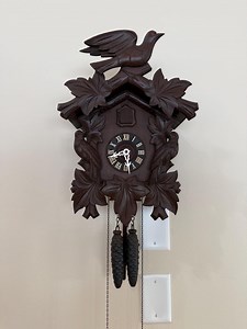Restored - Vintage Cuckoo Clock, Black Forest, Dark Walnut Color - Etsy