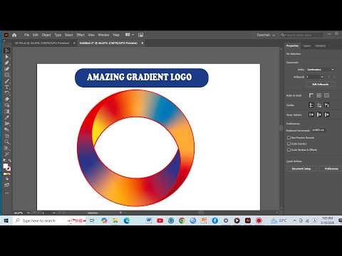 How to make a Gradient Logo: ግራድይን ሎጎ ዲዛይን አስራር
