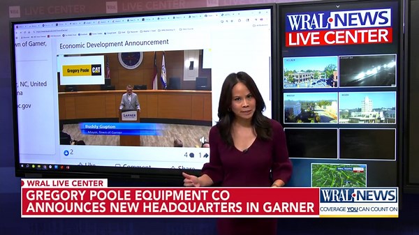 NC-grown Gregory Poole Equipment to move headquarters to Garner, future of Raleigh site unknown