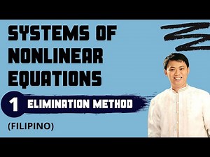 Solving Systems of Nonlinear Equations by Elimination (Example #1) - Pre-Calculus