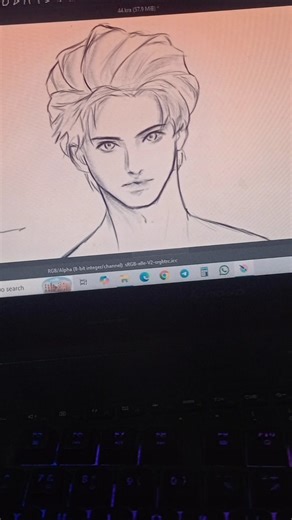 first time using krita #art