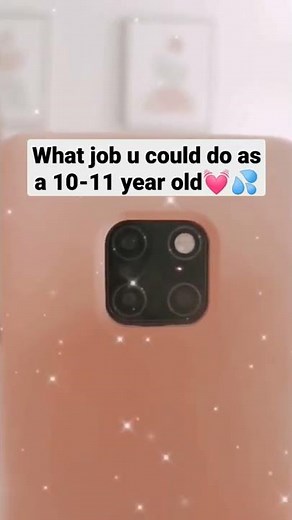 what jobs you could get as a 10-11 year old! 🤔💅