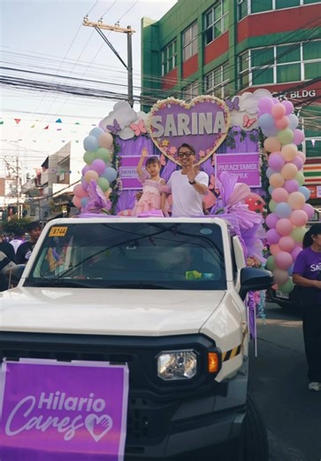 Sarina's First Float Parade Experience
