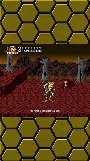 Battletoads in Battlemaniacs Super Nintendo SNES Gameplay Corto 4 #shorts #nintendo #gameplay