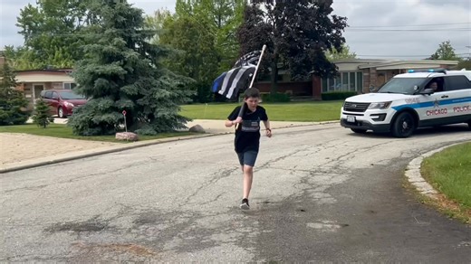 13K views · 378 reactions | Mile 1,962 Honoring fallen Florence County Sheriff Department (SC) Deputy Nathaniel “Nate” Ansay with a 1-mile run carrying the blue line flag Youth Runner: Liam | Running 4 Heroes Inc. | Facebook