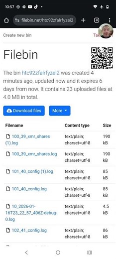 deleted log files https://filebin.net/htc92zfalrfyzei2
