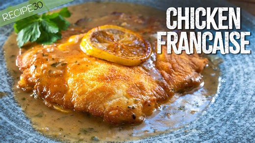 Make this impressive chicken francaise tonight!