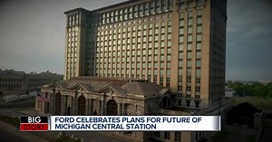 WATCH: Ford's train station celebration
