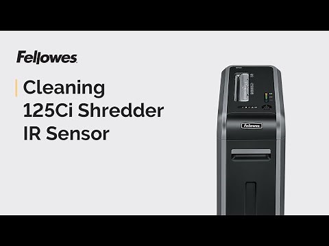 How to Clean 125Ci Shredder IR Sensor