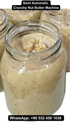 Semi-Automatic Crunchy Nut Butter Machine | 300-400 Kg/h | Sugar and Nuts Grinder