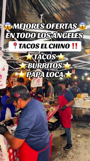 😱 LAS MEJORES OFERTAS EN TODOS LOS ANGELES SOLAMENTE AQUI EN TACOS EL CHINO 😛 PARA TODOS HAY ALGO‼️ LOS ANGELES, CA #tacos #paratiiiiiiiiiiiiiiiiiiiiiiiiiiiiiii #foodtok #fpy #longbeach