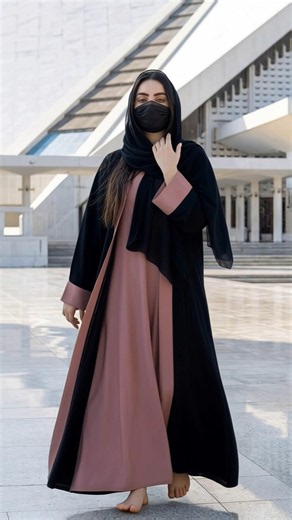 Black Abaya, Pure Haya 🖤🕊️ | Modest Beauty Never Fades #viralvideo #fashion #islamic