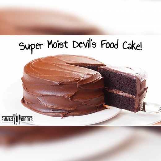 259K views · 2.1K reactions | INCREDIBLY MOIST Devil's Food Cake Recipe! | Emma's Goodies | Facebook