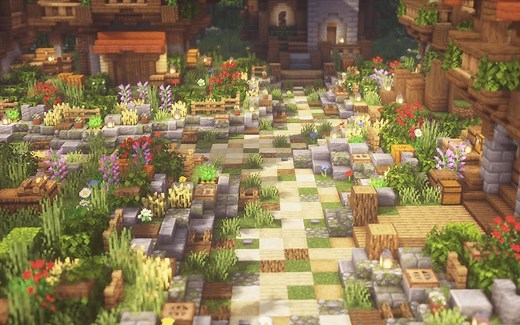 我的世界 教你一条美观的小路！[Minecraft Fantasy Builds]