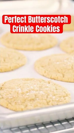 PERFECT Butterscotch Crinkle Cookies