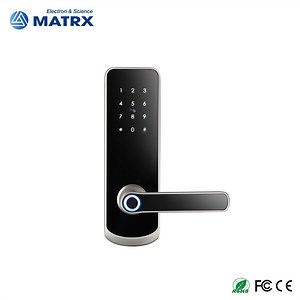 [Hot Item] Electronic Outdoor Smart Lock Waterproof Biometric Fingerprint Scanner Keyless Door Locks