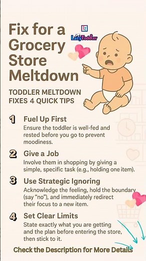Toddler Meltdown FIX | Grocery Store Shopping Hacks