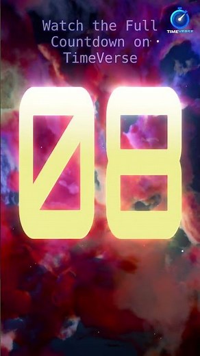 | Cosmic Space Timer | 12 Seconds Nebula Countdown Timer ⏱️