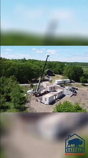 Crane Lifts House Pivoting & Relocating a Home!