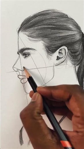 Face Draw Easy Tutorial #face #drawing