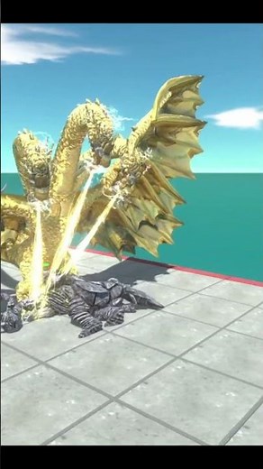 INSANE BATTLE Ghidorah vs Alien ARBS - Animal Revolt Battle Simulator