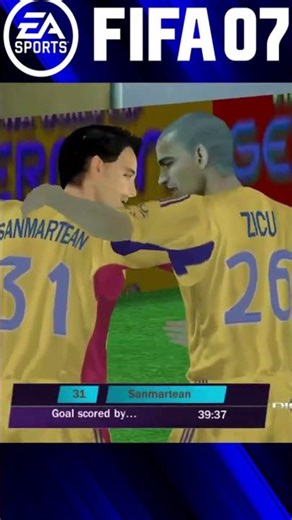 Lucian Sanmartean's Goal vs Andorra in the FIFA 07 2006 World Cup Patch #fifa07 #fc26