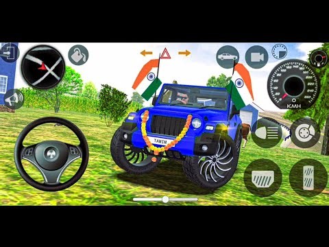 Modified Mahindra Thar😈Car Games: Indian Cars (Gadi Wala Game) - Car Game Android Gameplay 2025