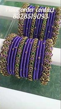 thread bangles new collection # trending thread bangles # youtube.....‪@Dhanacollections235‬