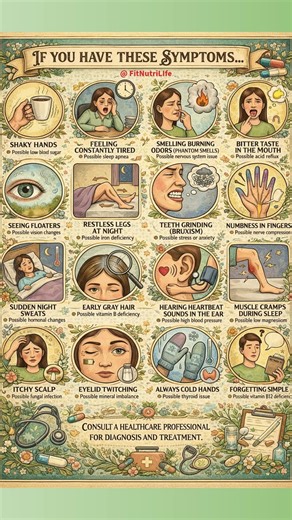 These Small Symptoms Can Mean BIG Health Problems! #healthylifestyle