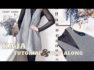 How to Sew a 60s inspired pinafore dress // Kaja Pattern Tutorial and Sew along!