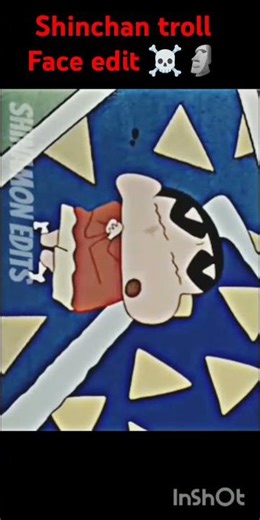 shinchan troll 😎Face edit ☠️🗿#viral #trollface #shorts #shinchan