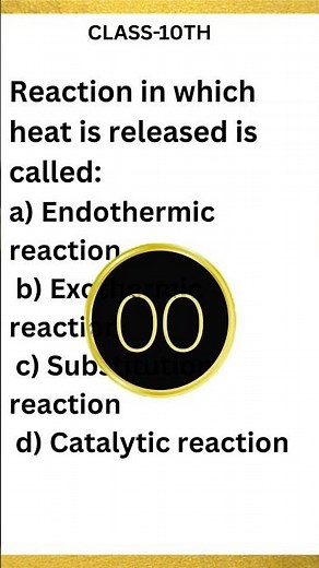 Exothermic Reaction Explained 🔥 | Class 10 Science #cbse #quiz #class10 #short