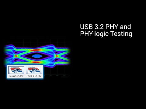 USB 3.2 PHY and PHY-logic Testing