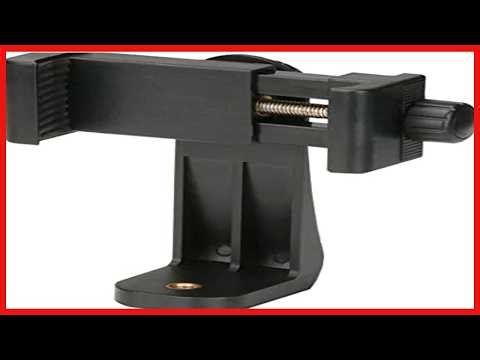 Secure and Versatile 360° Rotating Smartphone Holder for Tripods