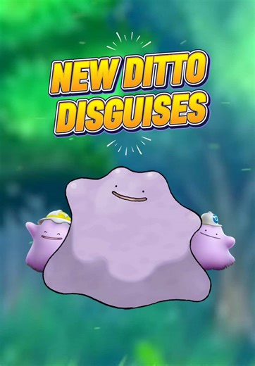 New Ditto disguises ✅ #pokemongo #pokemoncommunity #pogo #pokemontiktok #pokemontrainer