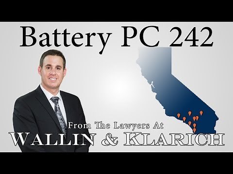 Battery Laws | PC 242