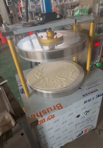 Pancake machine with adjustable temperature and heating time, automatic heating pancake machine