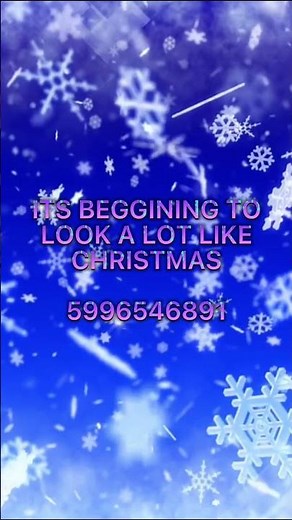 Christmas ROBLOX Codes/ID(S) December 2021-2022!