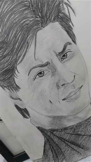 how to draw shahrukh khan #srk #actor #sketch #shorts