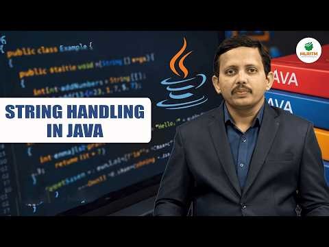 STRING HANDLING IN JAVA | BY MR. K. VIVEK || MLRITM