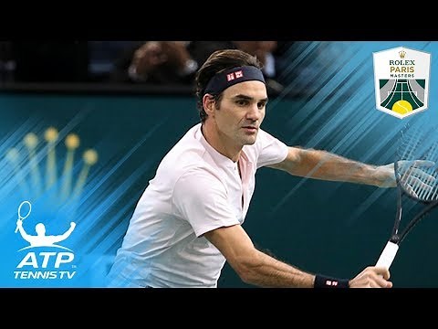 Roger Federer Best Shots at Rolex Paris Masters 2018!