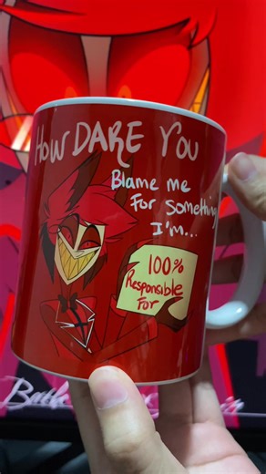 Alastor-Inspired How Dare You Mug for Fans