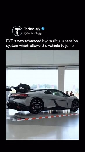 Technology on Instagram: "The BYD Yangwang U9’s DiSus-X suspension system represents a groundbreaking step in vehicle dynamics, delivering not just superior comfort but also jaw-dropping performance capabilities. From driving on three wheels to making the car ‘hop,’ it showcases the potential for advanced off-road or extreme maneuvering scenarios. This innovation transcends traditional hydraulic systems, merging practicality with spectacle and pointing toward a future where vehicle adaptability 