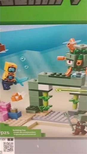 LEGO Minecraft set 21598 Underwater Adventure at Walmart !