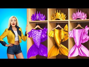 HOW TO BECOME A MERMAID ||The Ultimate Nerd-to-Mermaid Makeover by 123 GO! STREAM