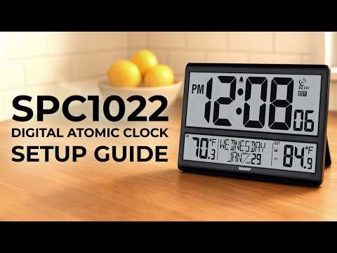 Sharp Clocks - SPC1022 Setup Guide