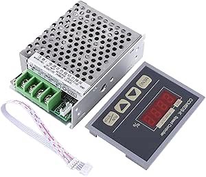 PWM DC Motor Speed Controller, DC 12V-80V 30A PWM Motor Speed Controller Governor wlith Digital Display Panel Replacement PWM Controller, Support and Soft Stop