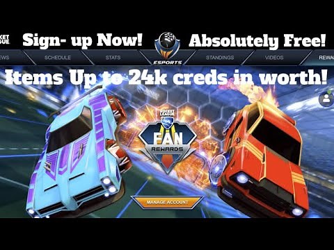 How to Sign up and enable RLCS Fan Rewards for 2021! Absolutely Free!