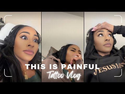 Ending 2025 With the MOST PAINFUL Tattoo Ever 😮‍🔥 | Tattoo Vlog | Atlanta | Tany B