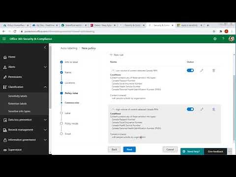 Microsoft 365 - Using Auto Labelling